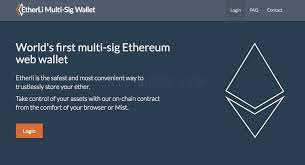 Secure EtherLi Crypto Wallet